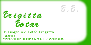 brigitta botar business card